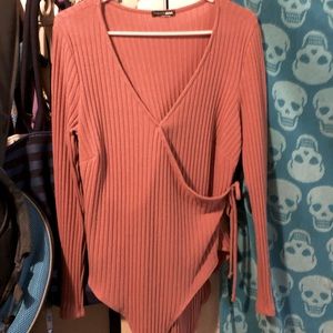 EUC Fashion nova Sweater Bodysuit, 2x.